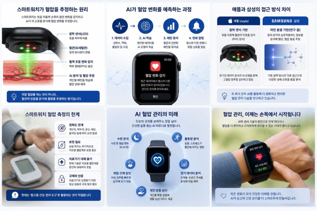 스마트눠치혈압 스마트워치가 혈압을 추정하는 원리